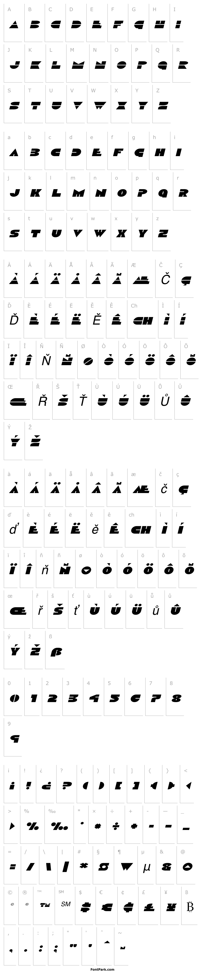 Overview Disco Duck Expanded Italic