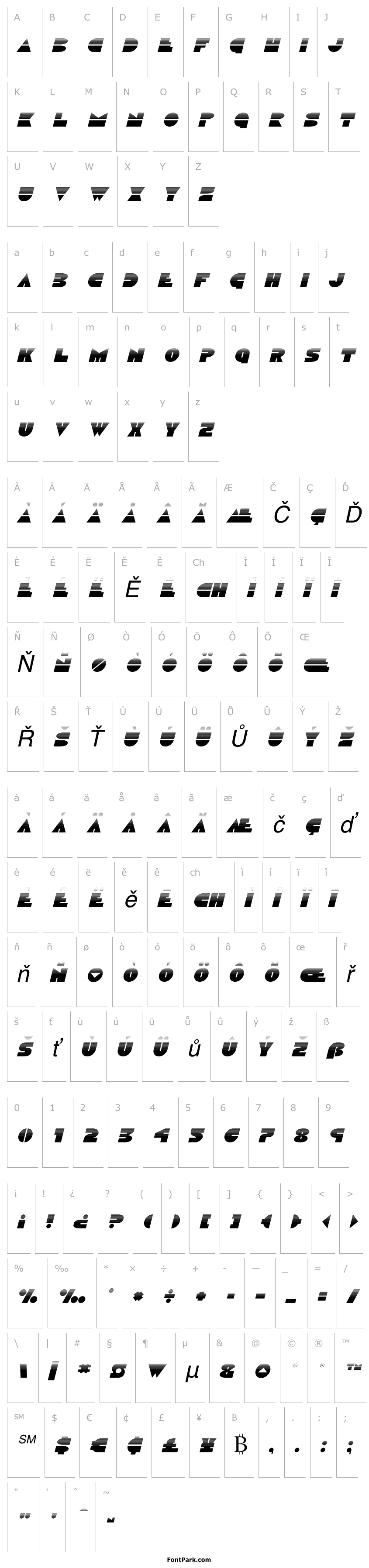 Overview Disco Duck Halftone Italic