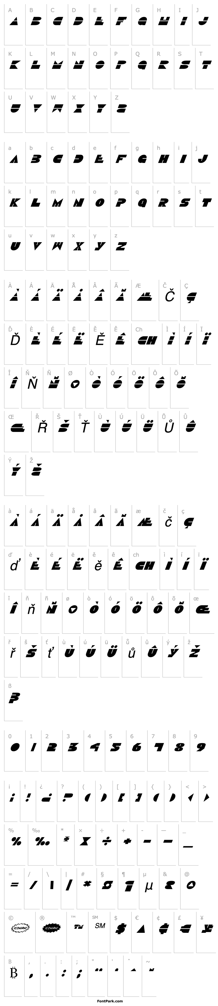 Overview Disco Duck Italic