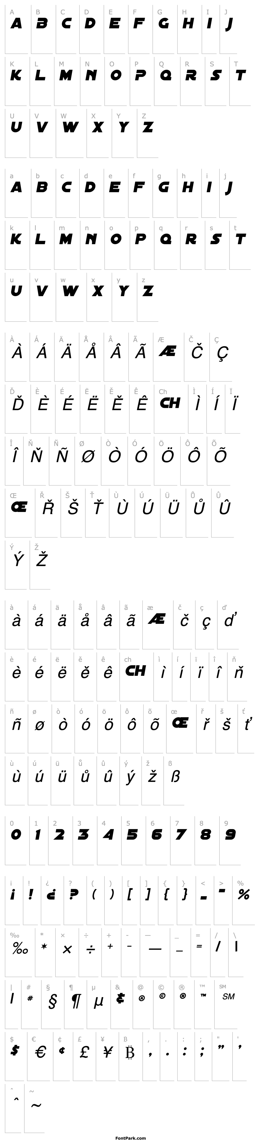 Přehled Distant Galaxy Italic