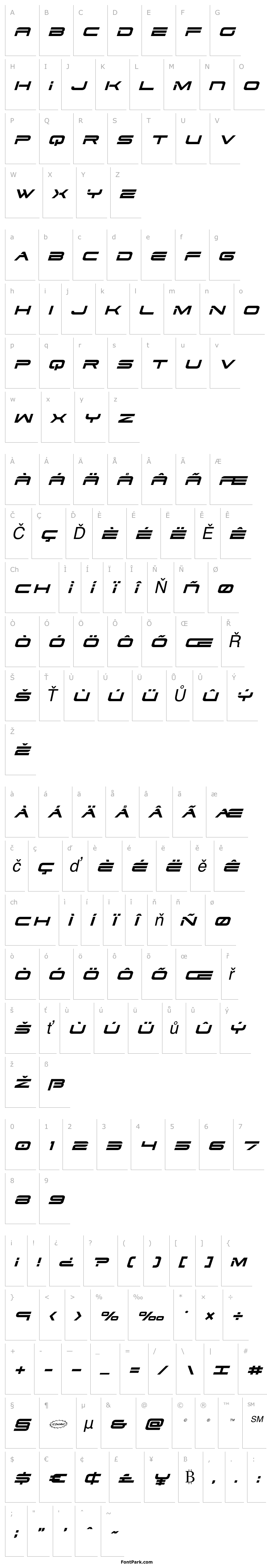 Přehled Dodger Title Italic