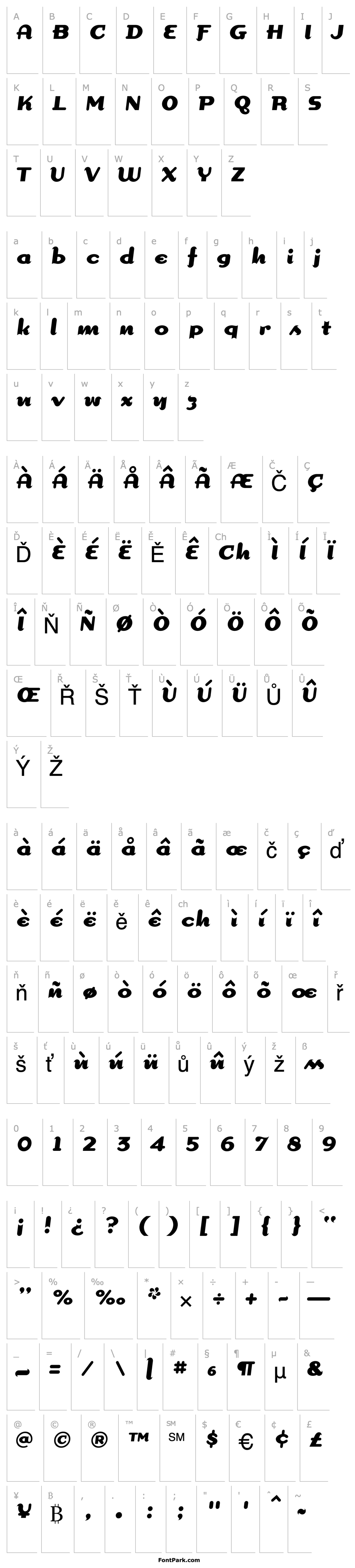 Přehled DogmaScriptBold Script Bold