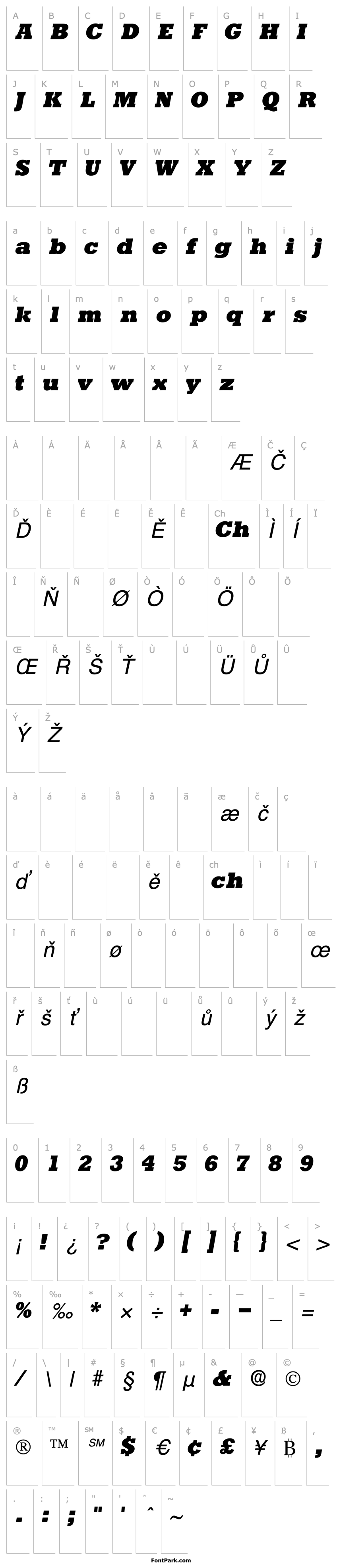 Overview DolmenDisplaySSK Italic