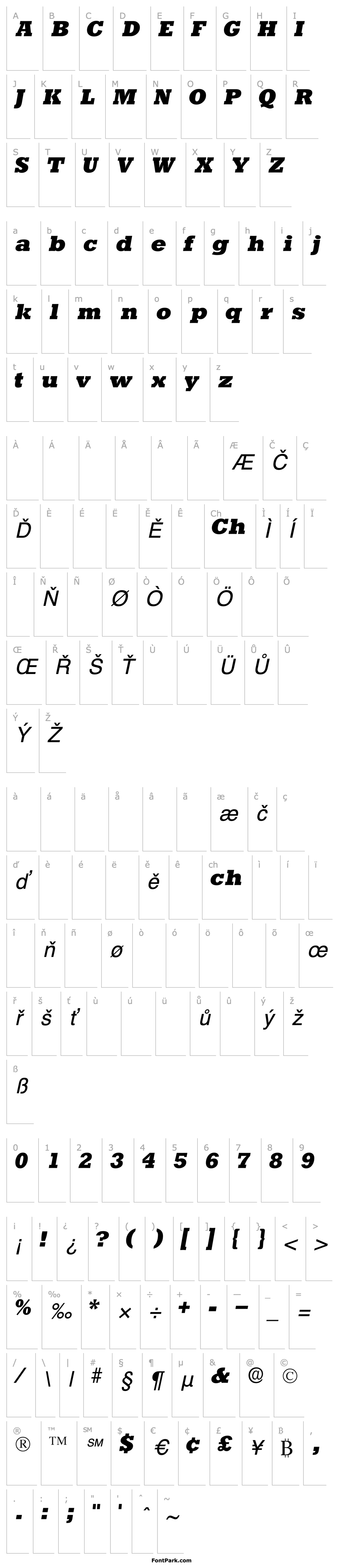 Overview DolmenSSK Italic