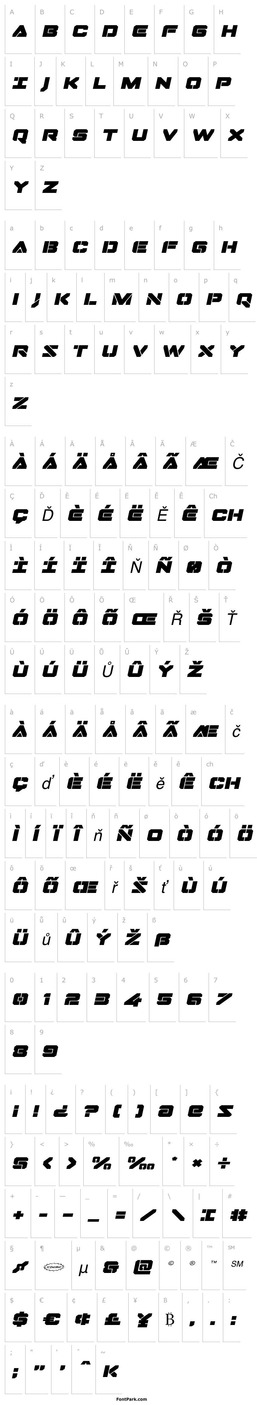 Overview Domino Jack Expanded Italic Expanded Italic