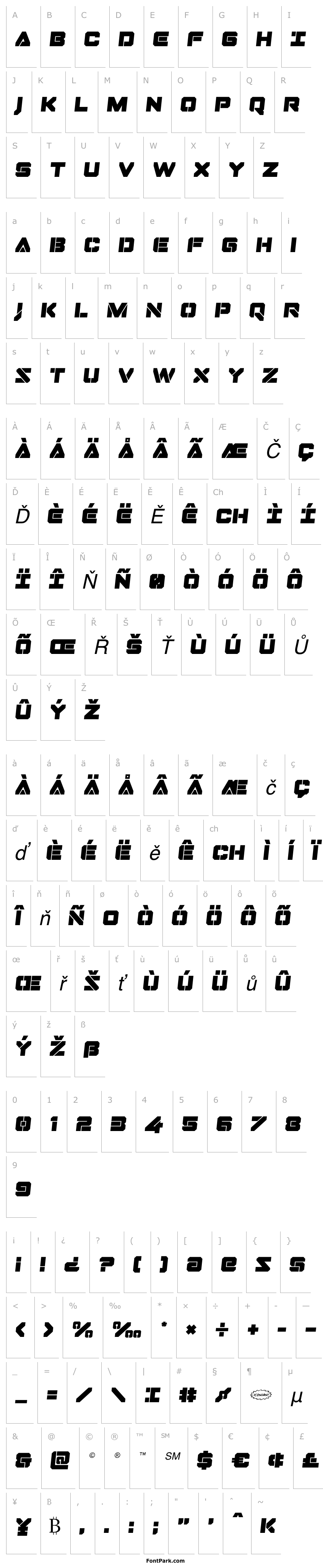 Overview Domino Jack Semi-Italic Semi-Italic