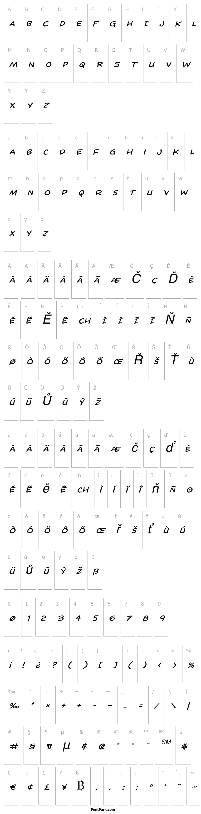 Overview Domino Mask Expanded Italic