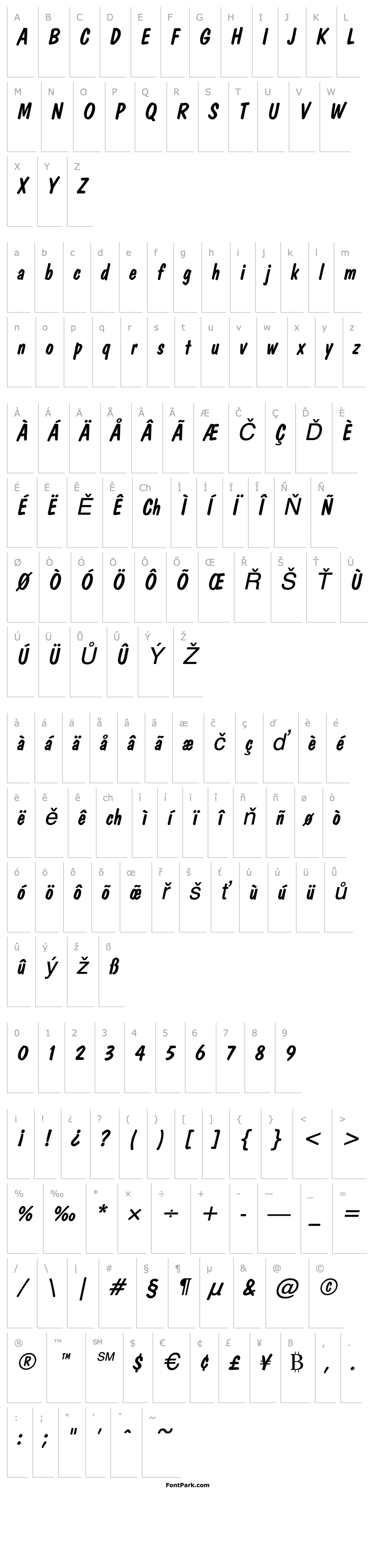 Přehled DonCasual Italic