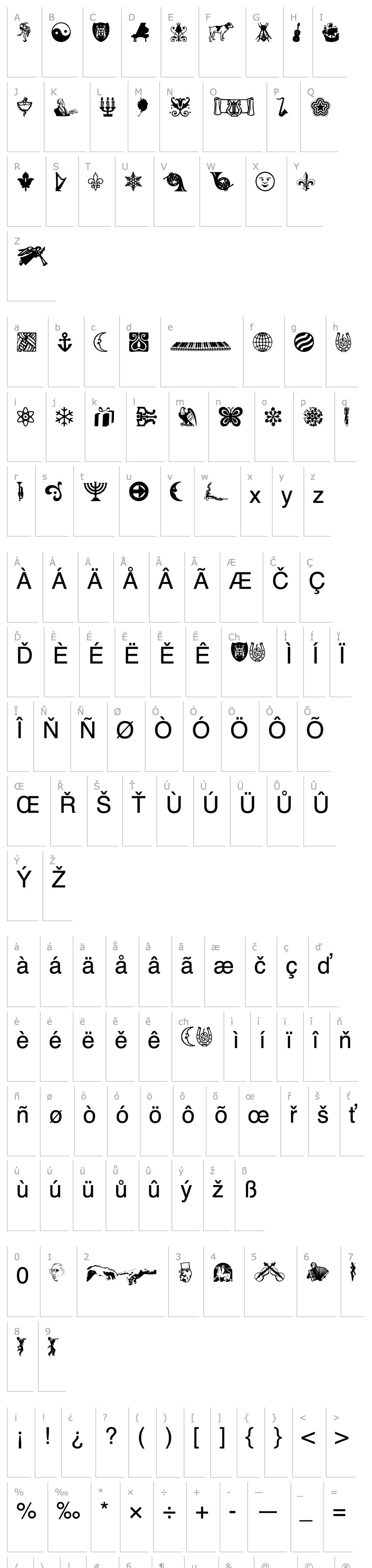 Overview Doodle Dingbats One SSi