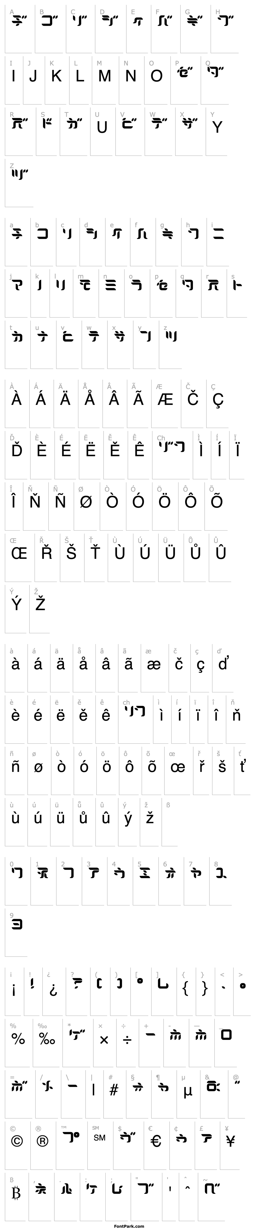 Overview Dorisorange-Katakana