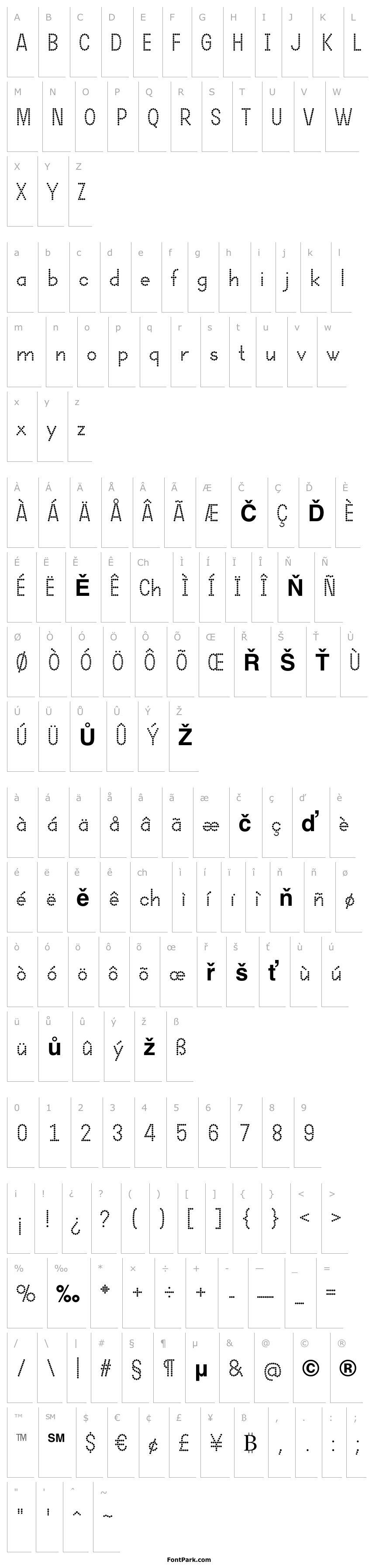 Přehled DOTCIRFUL Bold