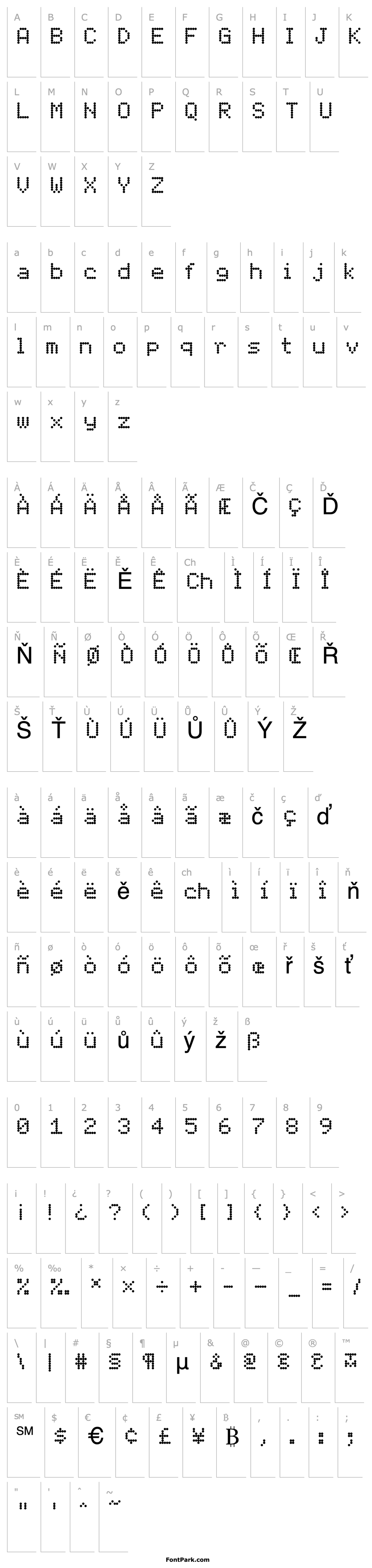 Overview DotMatrix-TwoRegular