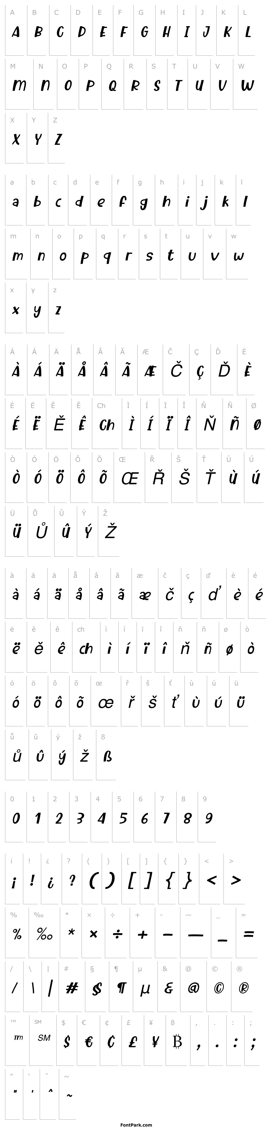 Overview Dotuku Italic