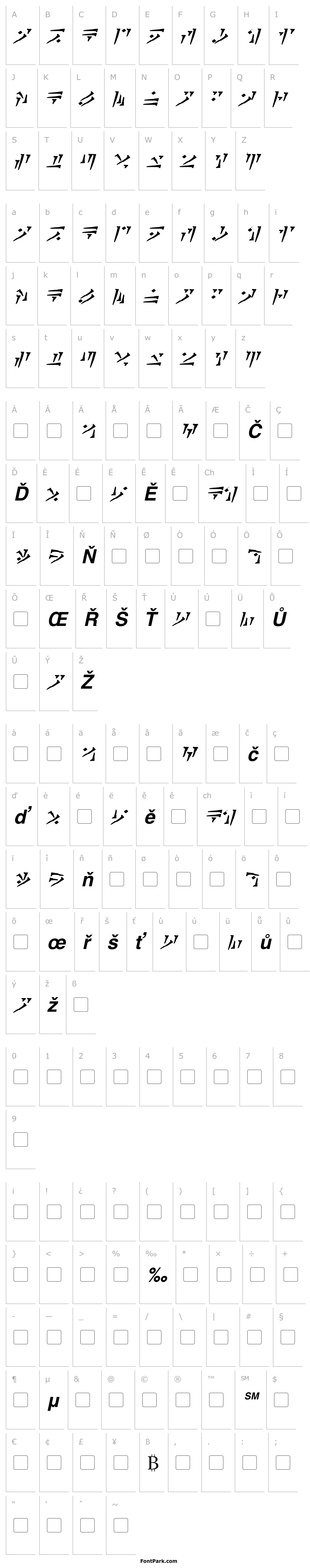 Přehled Dovahkiin Bold Italic