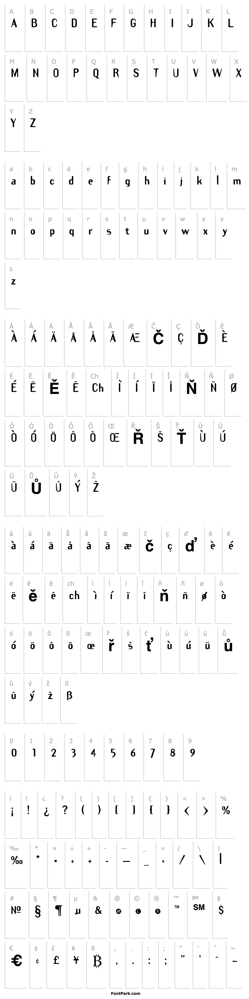 Přehled DraftPlateCondensed Black