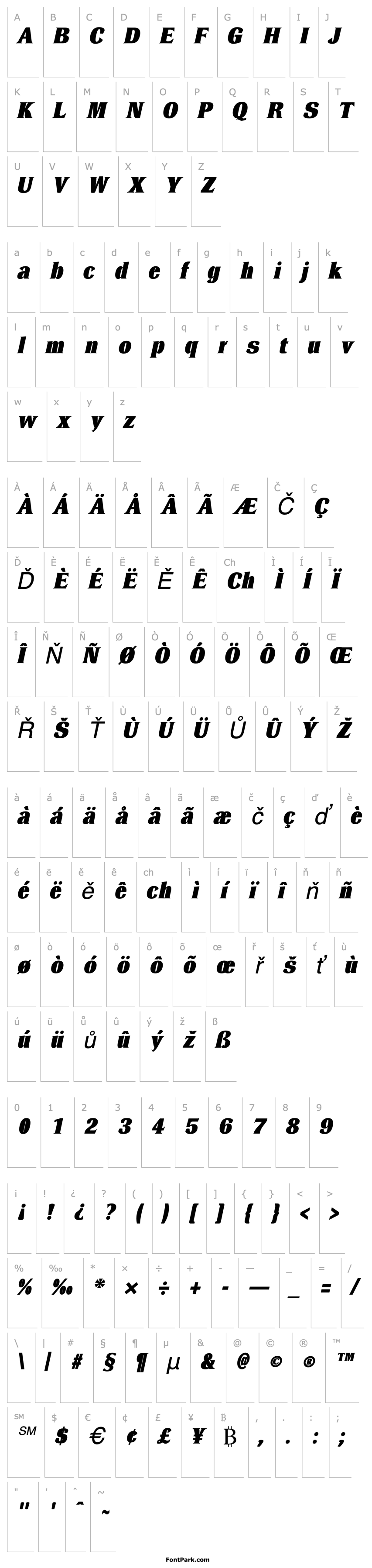 Overview DresselBlack Italic