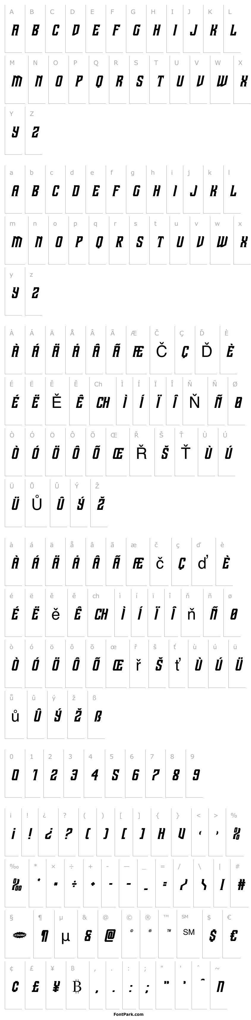 Přehled Drive Corps Semi-Italic