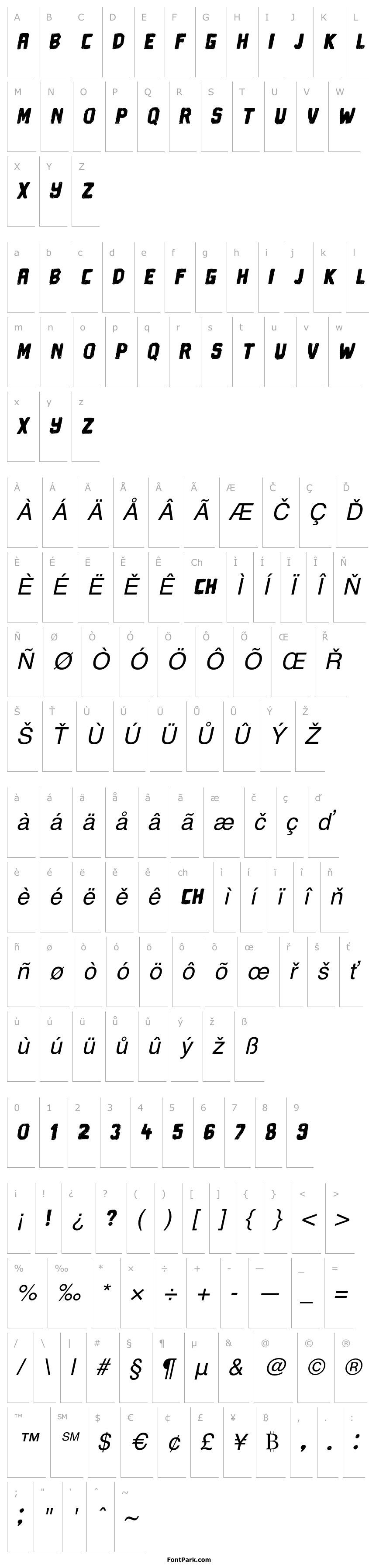 Overview Driving Around Italic