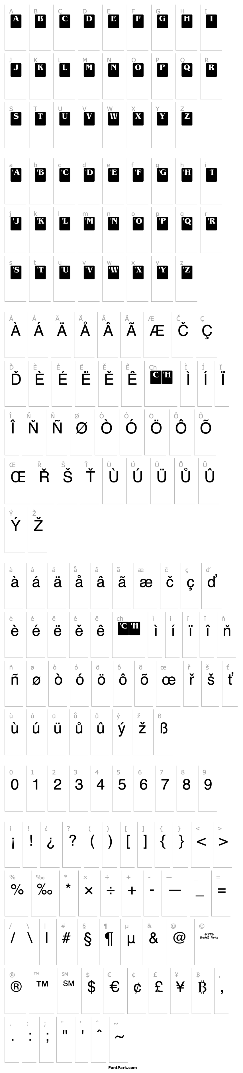 Overview DropCaps Serif