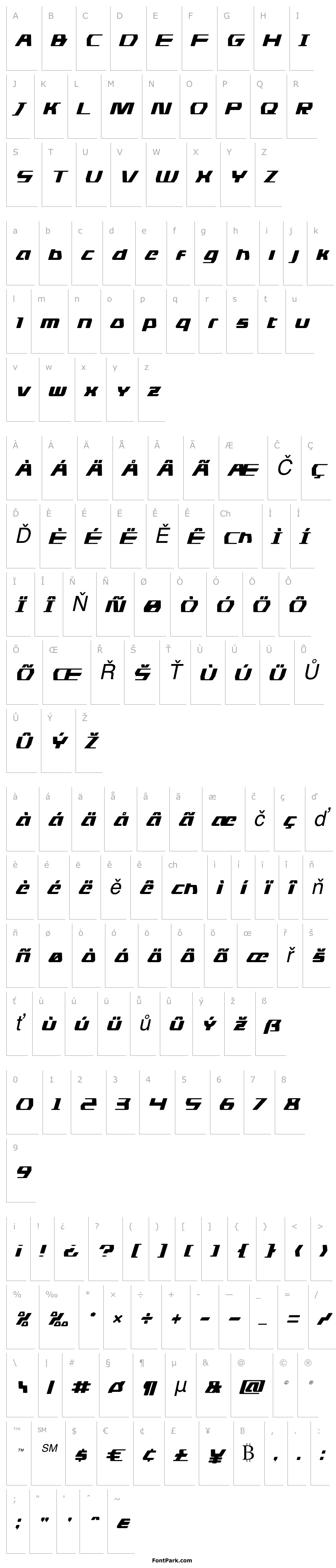 Přehled DS man Italic