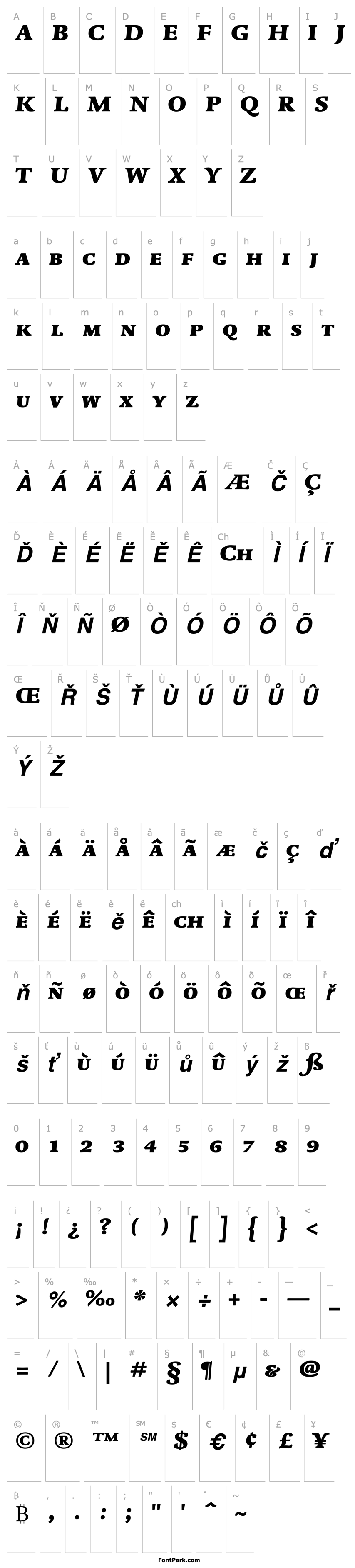 Overview DTLDorianT-CapsHeavyItalic