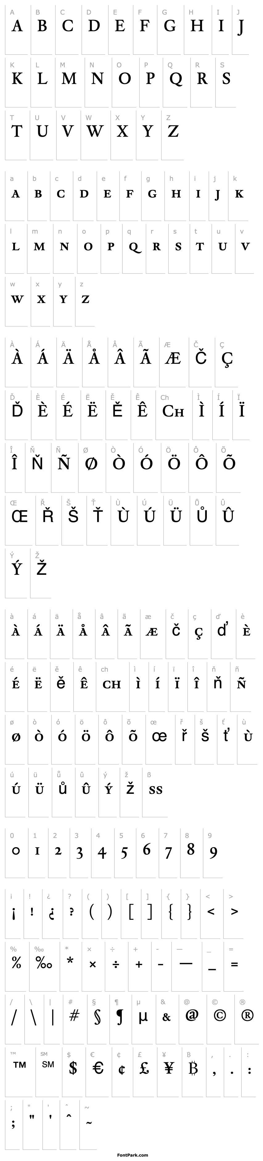 Overview DTLElzevirTCapsMedium