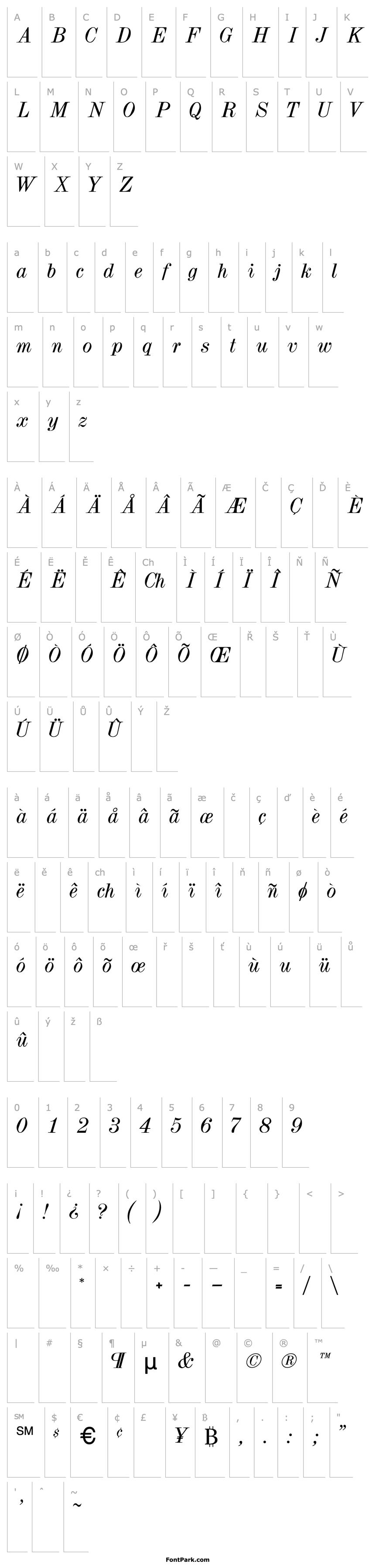 Overview DubielItalic