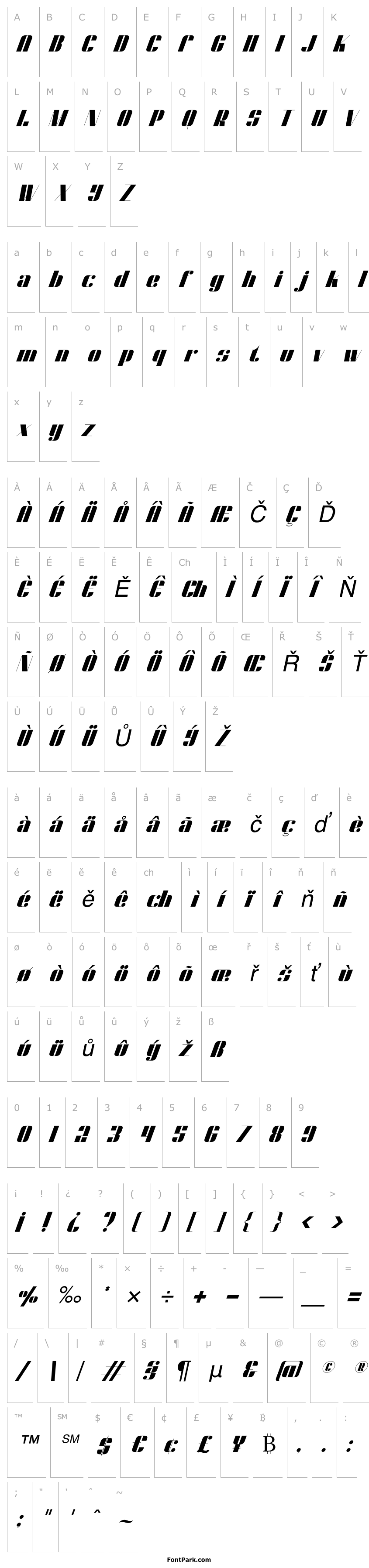 Přehled Dunford moore Italic