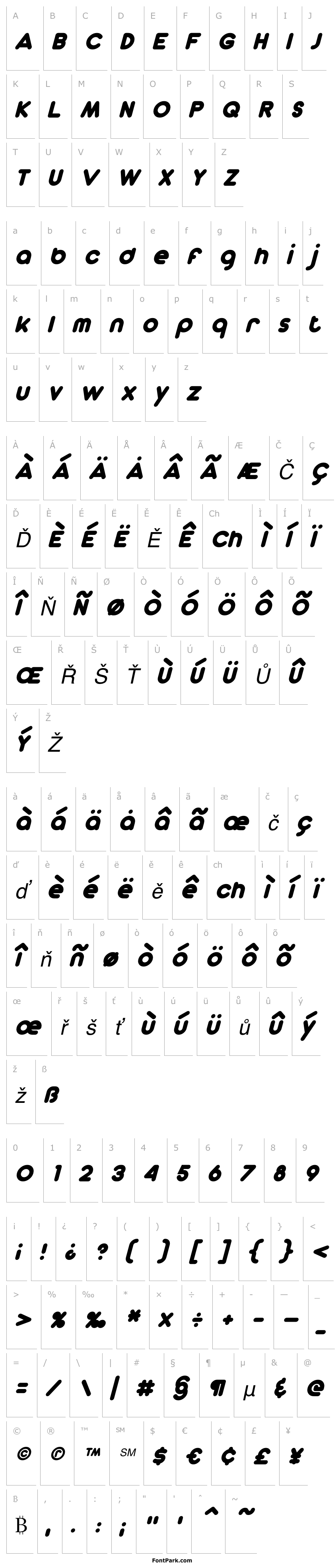 Overview Dunkin Sans Italic