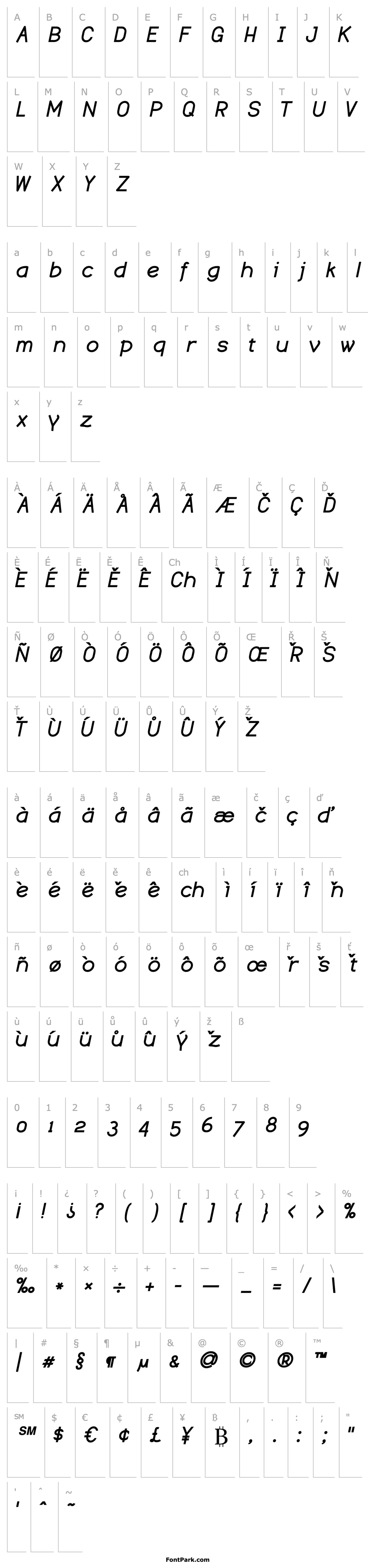 Overview Dustismo  Bold Italic