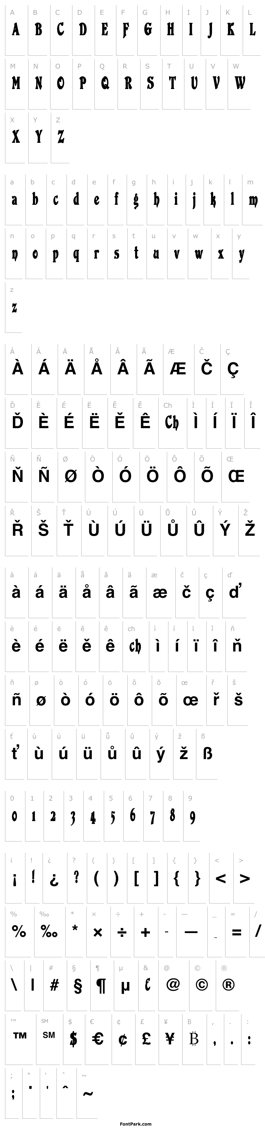 Overview DuvallCondensed Bold