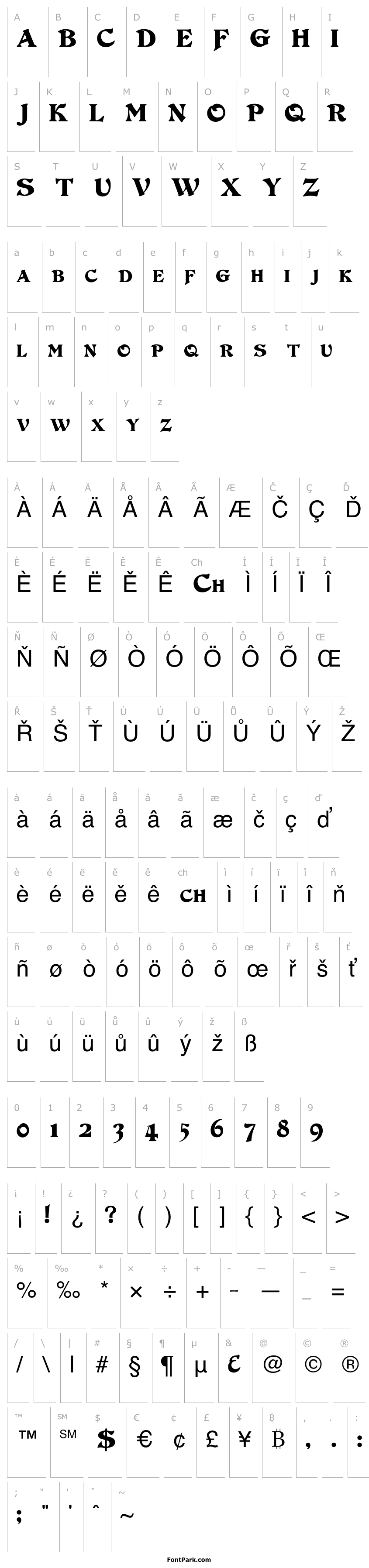 Přehled DuvallSmallCaps