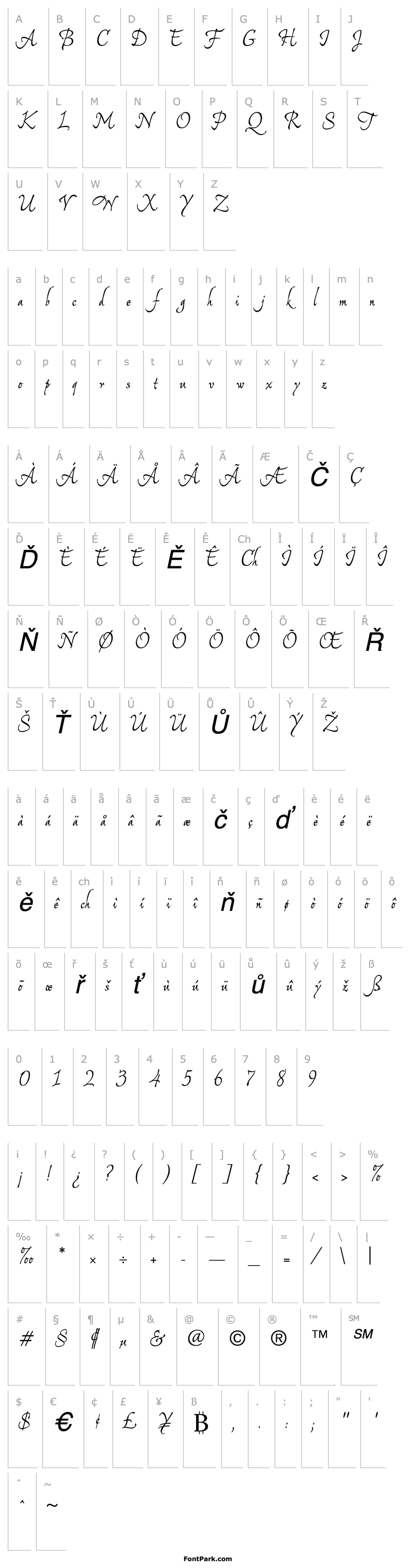 Přehled DyanaTallUT Italic