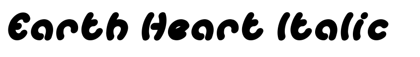 Font Earth Heart Italic by weknow © (weknow.deviantart.com)