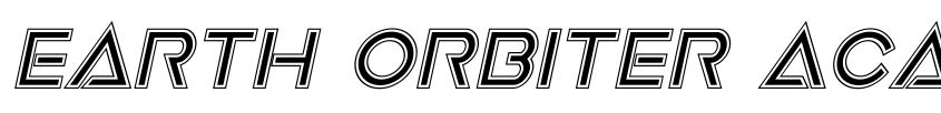 Preview Earth Orbiter Academy Italic