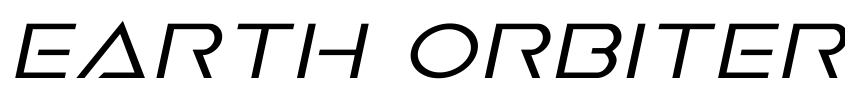Preview Earth Orbiter Expanded Italic