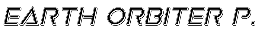 Preview Earth Orbiter Punch Italic