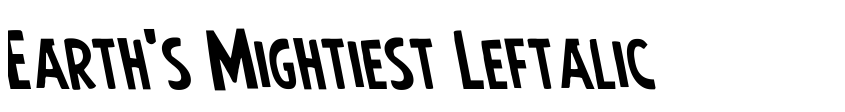 Preview Earth's Mightiest Leftalic