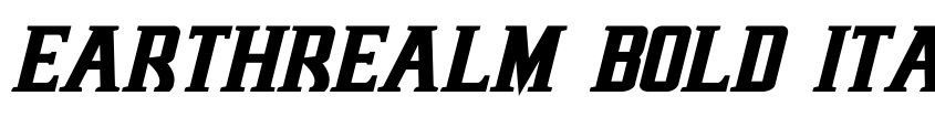 Preview Earthrealm Bold Italic