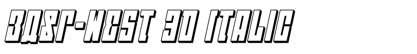Preview EAST-west 3D Italic