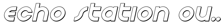 Preview Echo Station Outline Italic