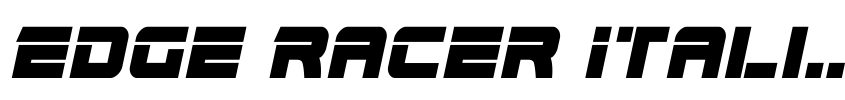 Preview Edge Racer Italic