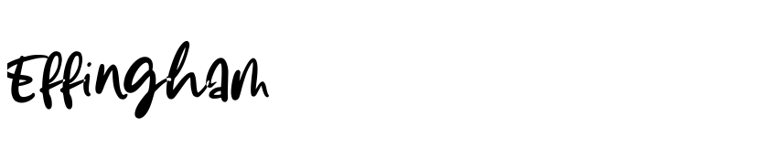 Písmo Effingham od Muh Aswar by Azetype Studio