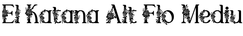 Preview El Katana Alt Flo Medium DEMO