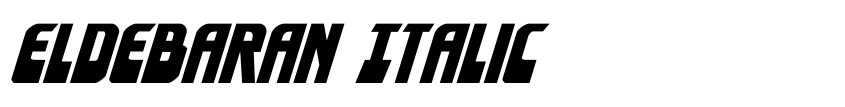 Preview Eldebaran Italic