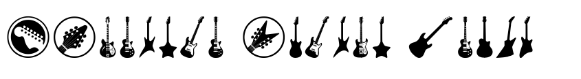 Preview Electric Guitar Icons