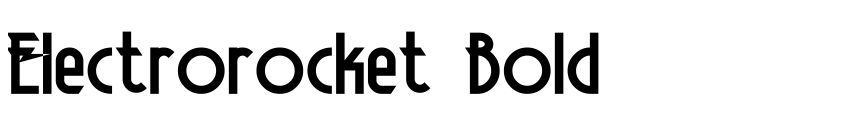 Preview Electrorocket Bold