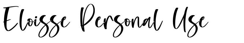 Preview Eloisse Personal Use