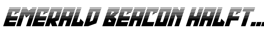 Preview Emerald Beacon Halftone Italic