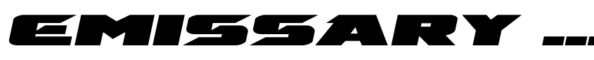 Preview Emissary Expanded Italic